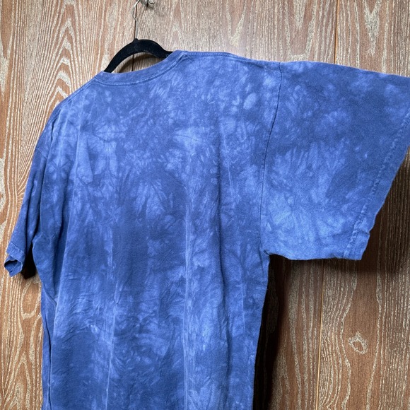 The Mountain Wolf Graphic T-Shirt XL Blue Tie Dye Nature Wildlife Men XL Outdoor - Picture 5 of 5